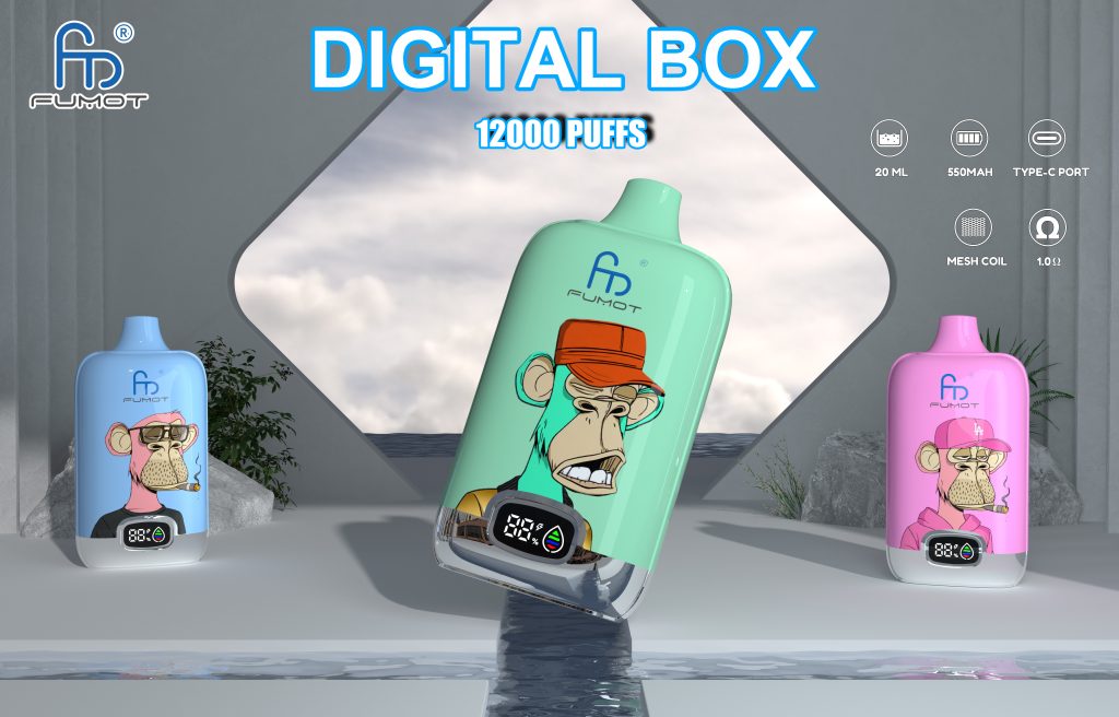 Jednorázová vape Fumot Digital Box s digitálním displejem