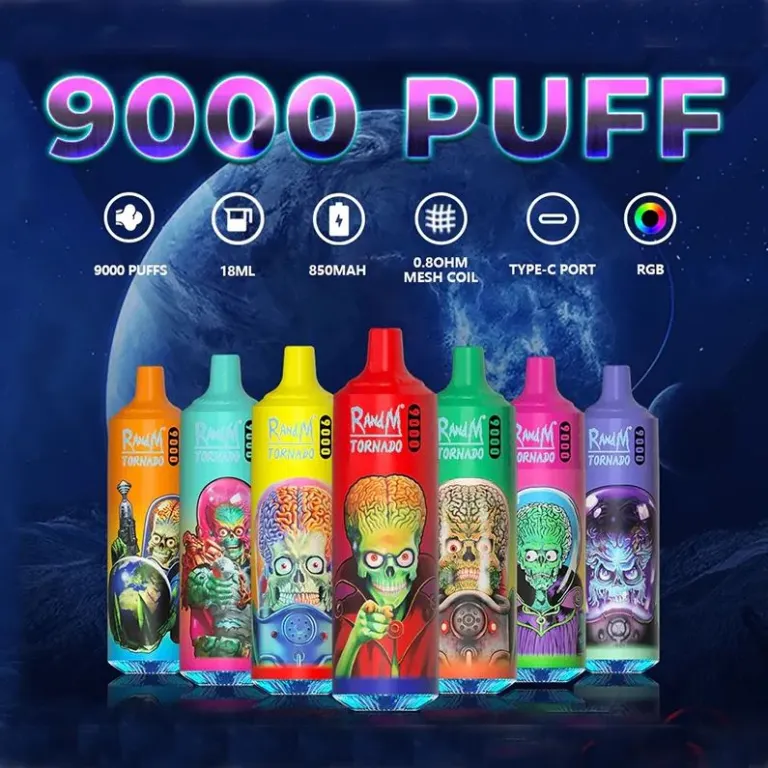 Jednorázové vape Fumot RandM Tornado 9000 série