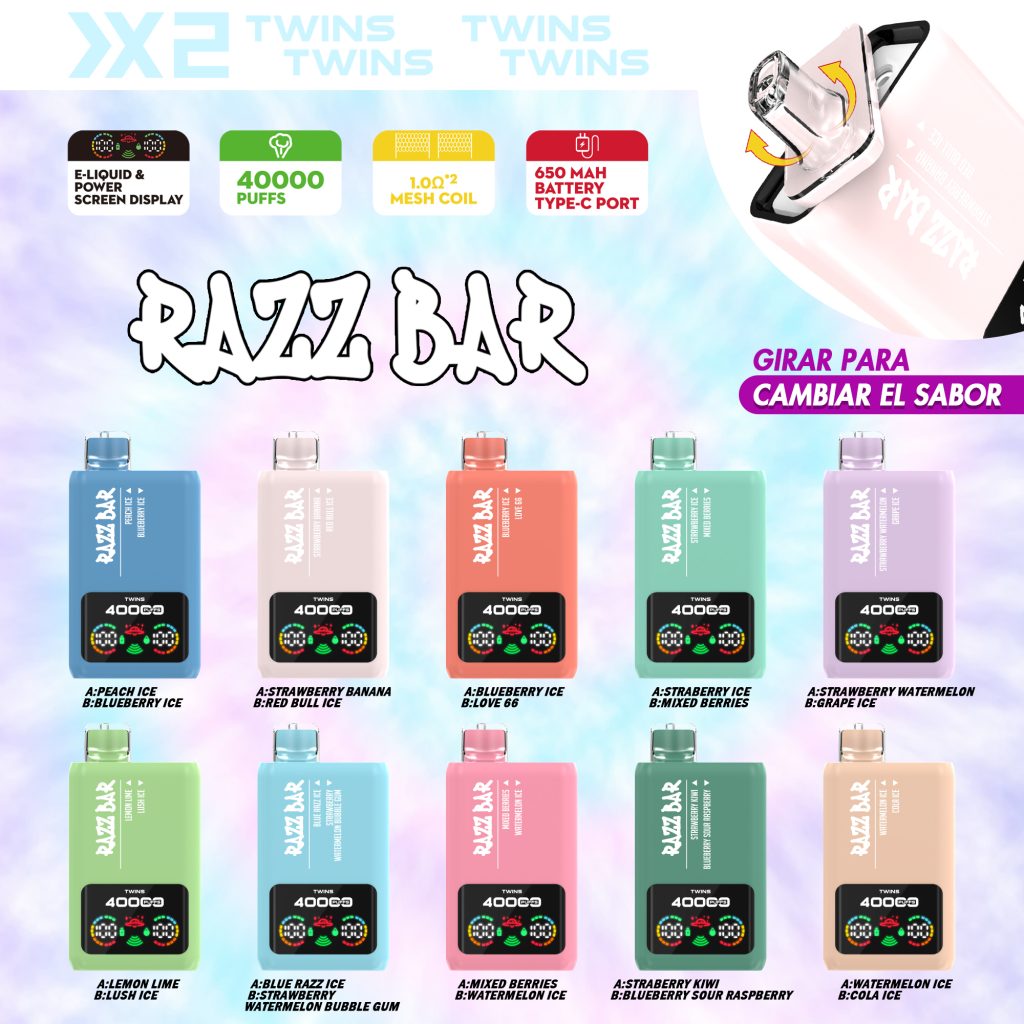 Kolekce prémiových příchutí Razz Bar