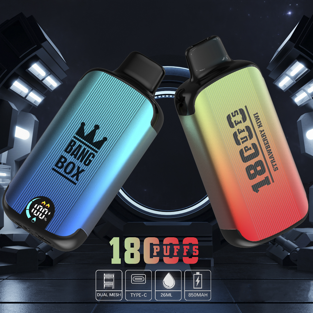 Bang Box disposable vape with LCD display quad flavor