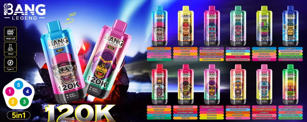 Bang Vape popular flavors collection
