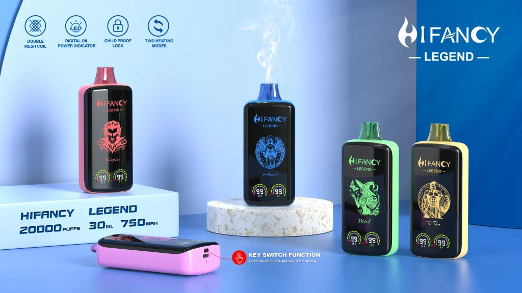 HIFANCY vape product lineup STAR BOX LEGEND