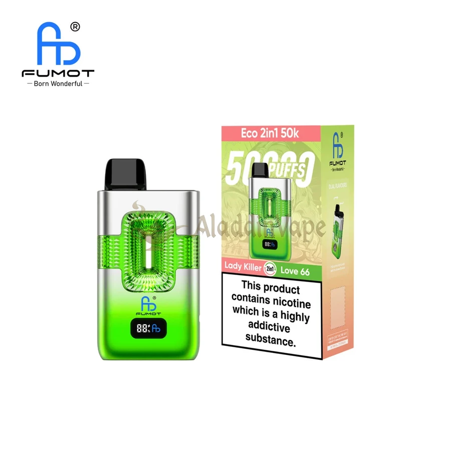 Fumot Eco 2in1 50k Puffs Randm Disposable Vape Lady Killer Love 66 4