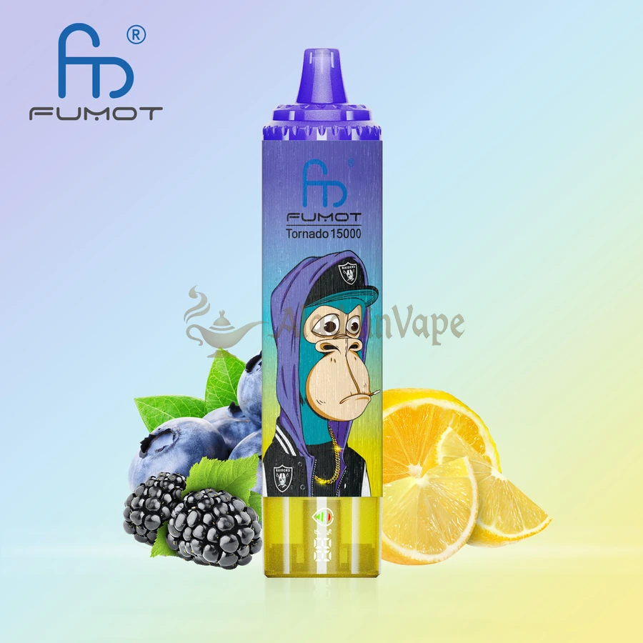 Fumot Randm Tornado 15000 Puffs Vape Berry Lemonade Flavors