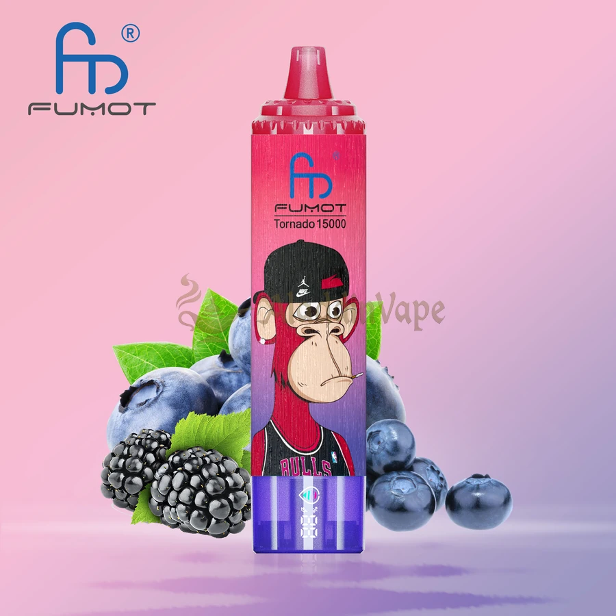Fumot Randm Tornado 15000 Puffs Vape Bluesour Raspberry Flavors