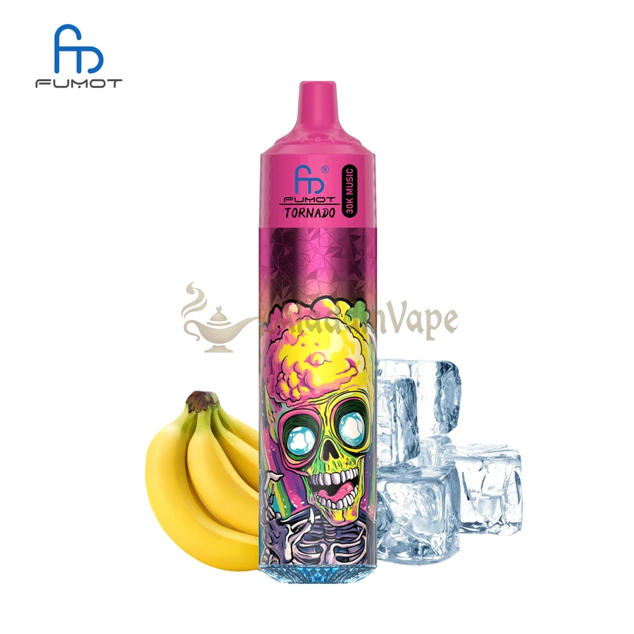Fumot Randm Tornado 30000 Puffs Vape バナナアイスフレーバー