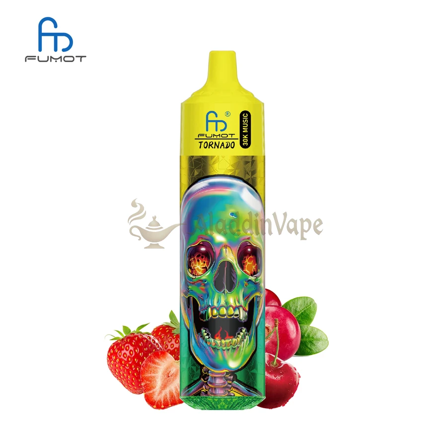 Fumot Randm Tornado 30000 Puffs Vape ブルーベリーチェリークランベリーフレーバー