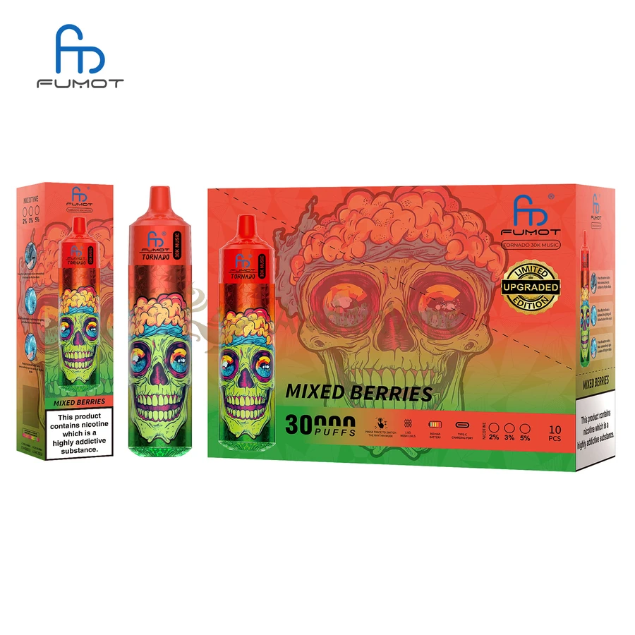 Fumot Randm Tornado 30000 Puffs Vape ミックスベリー パッケージ