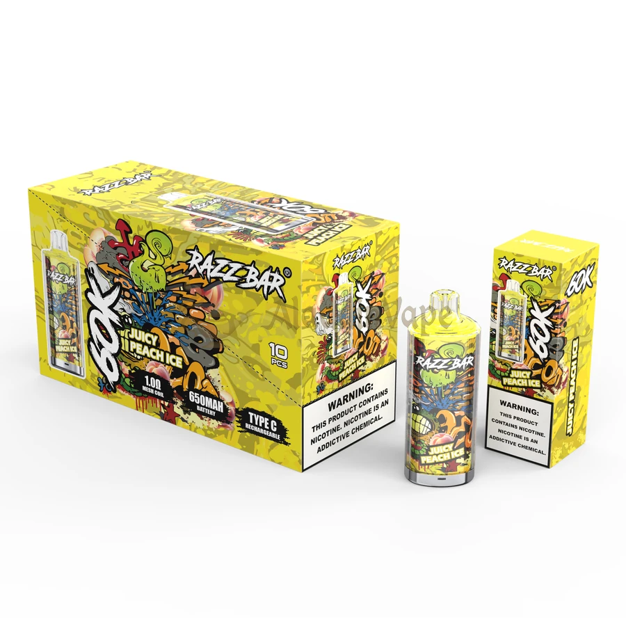 Razz Bar 60000 Puff VAPE Big Puffs パッケージ 2