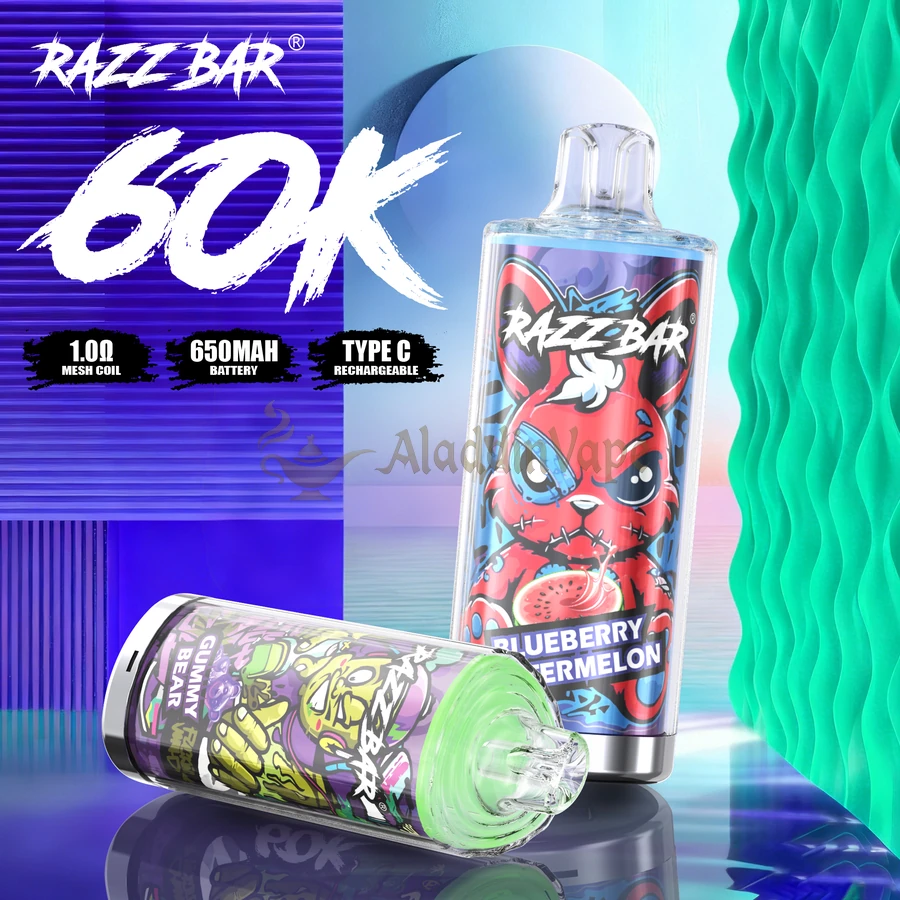 Razz Bar 60000 Puffs Vape Big Puffs Poster 2