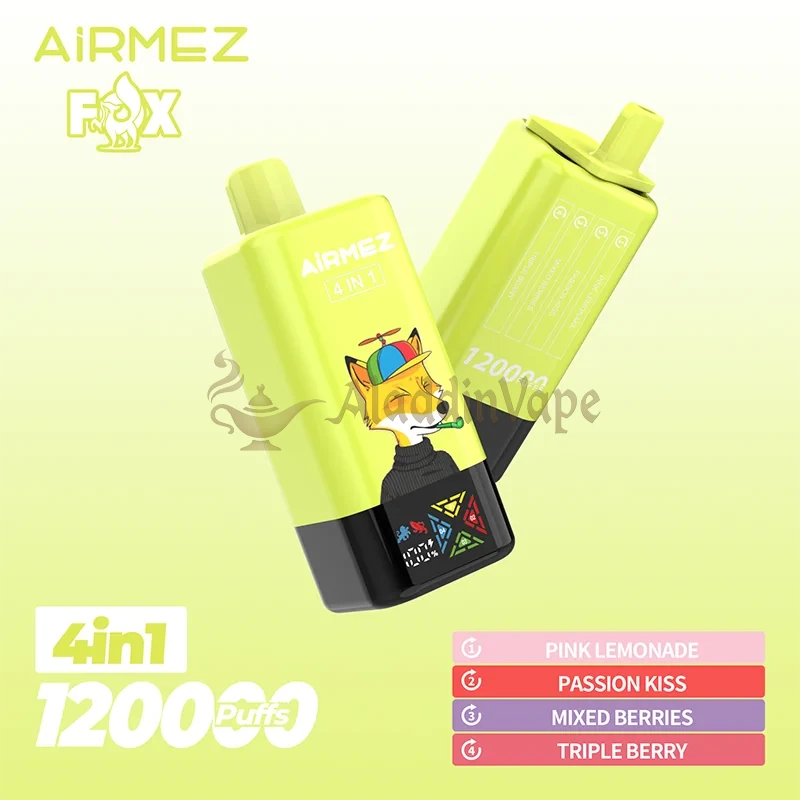 Airmez Fox 120k puffs Vape descartável Sabor 10