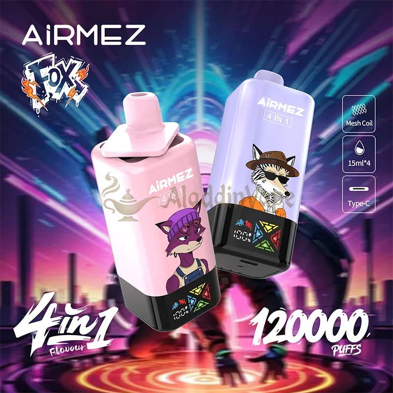 Airmez Fox 120k puffs Vape descartável Principal