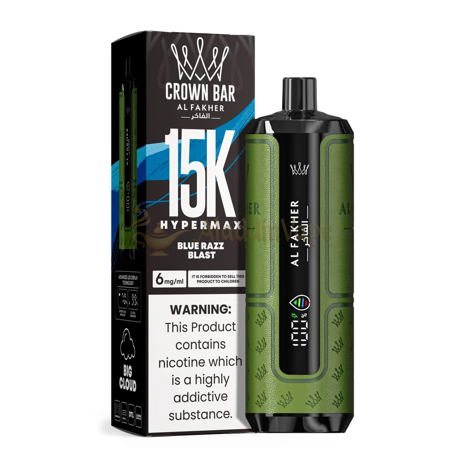 Al Fakher Hypermax 15000 Züge Blue Razz Blast