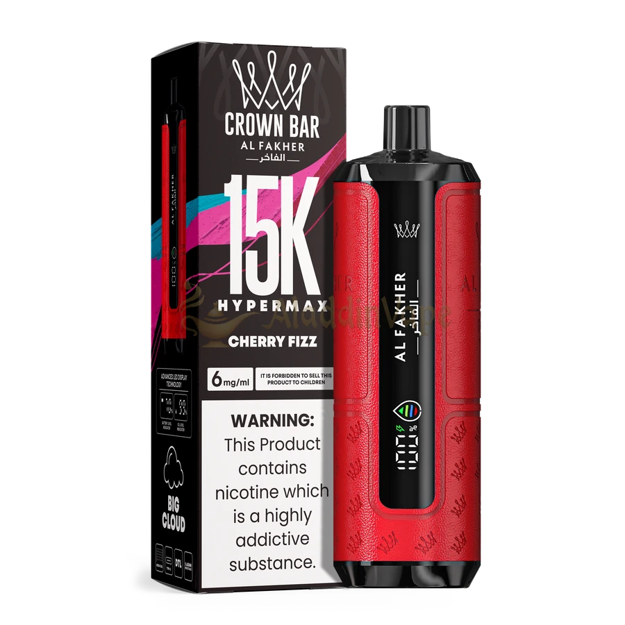 Al Fakher Hypermax 15000 Puffs Kirsche Fizz