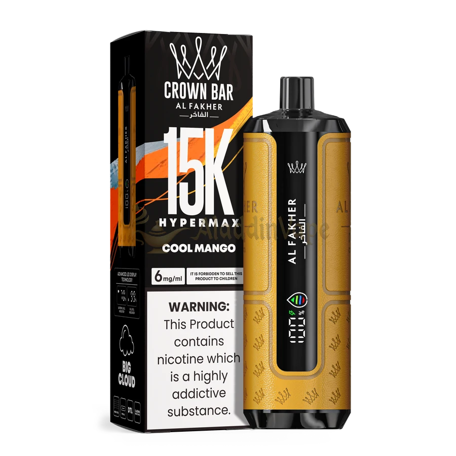 Al Fakher Hypermax 15000 Züge Cool Mango