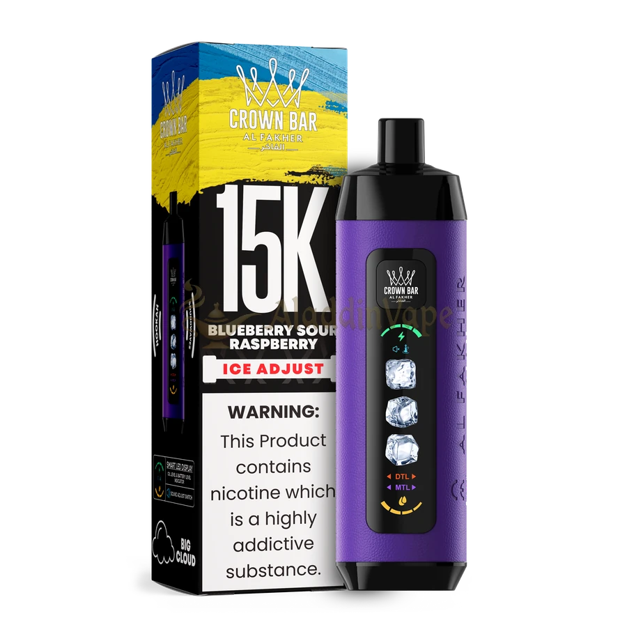 Al Fakher Ice Adjust 15000 Züge Blueberry Sour Raspberry