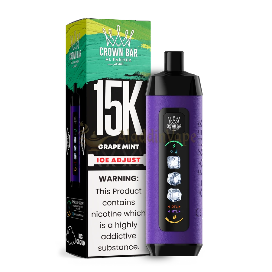 Al Fakher Ice Adjust 15000 Züge Grape Mint