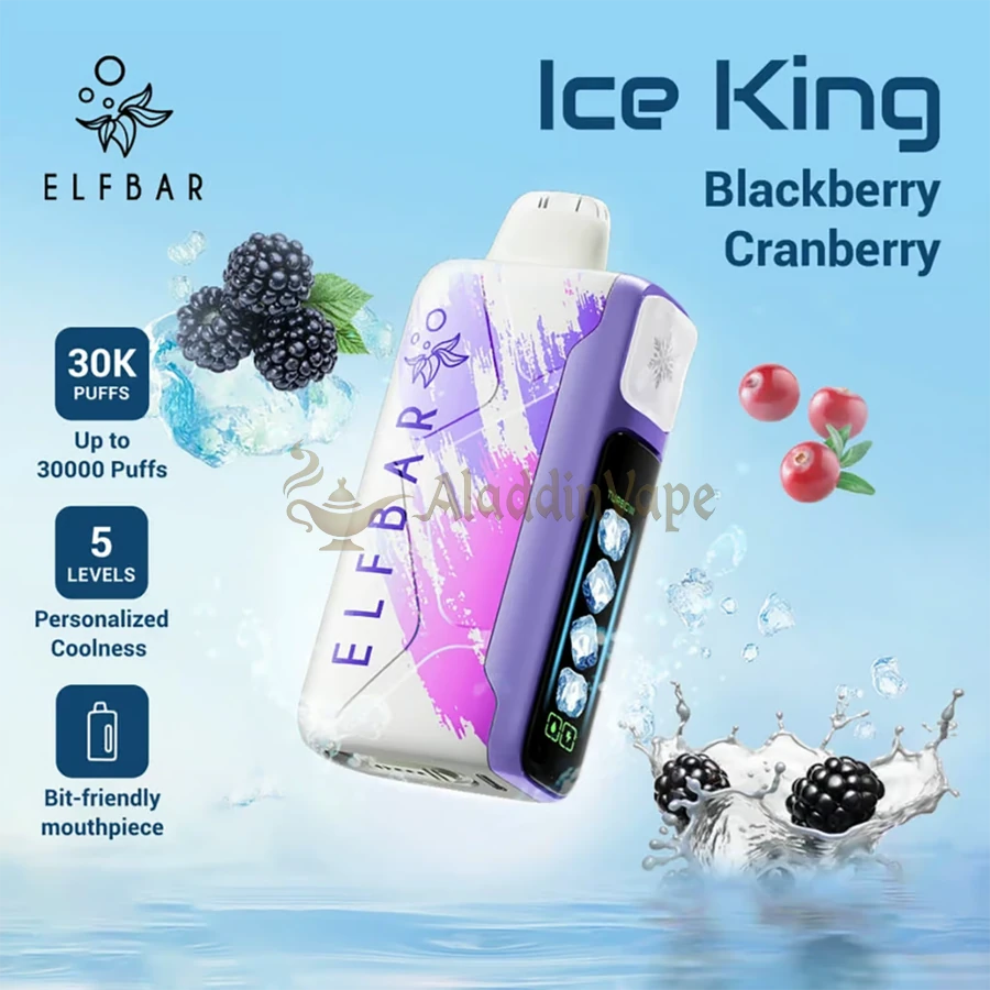 Elfbar King 30000パフ使い捨てVAPE Blackberry Cranberry メイン
