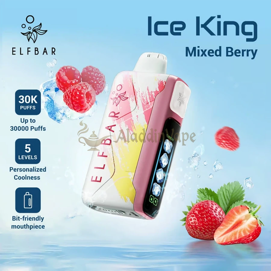 Elfbar King 30000パフ使い捨てVAPE Mixed Berry メイン