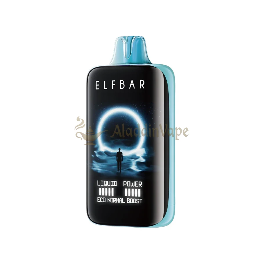 Elfbar Moonnight 40000 Potáhnutí Jednorázová Vape Modrá Malina Led 3