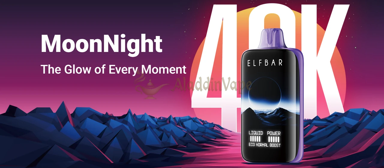 Elfbar Moonnight 40000 Potáhnutí Jednorázová Vape Detail 1