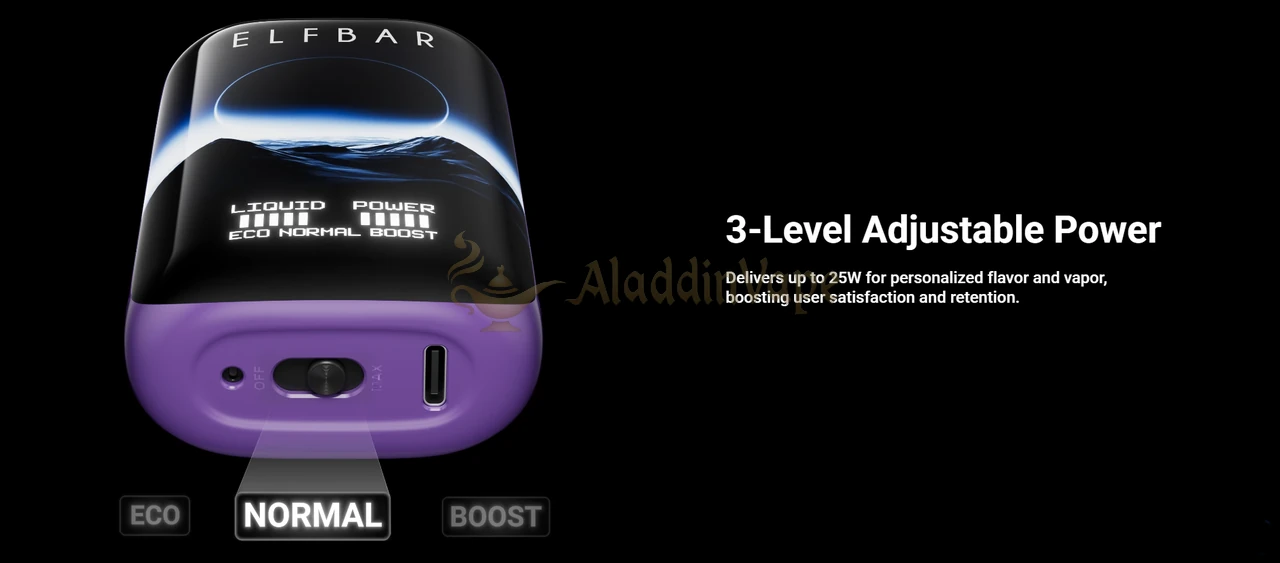 Elfbar Moonnight 40000 Potáhnutí Jednorázová Vape Detail 4
