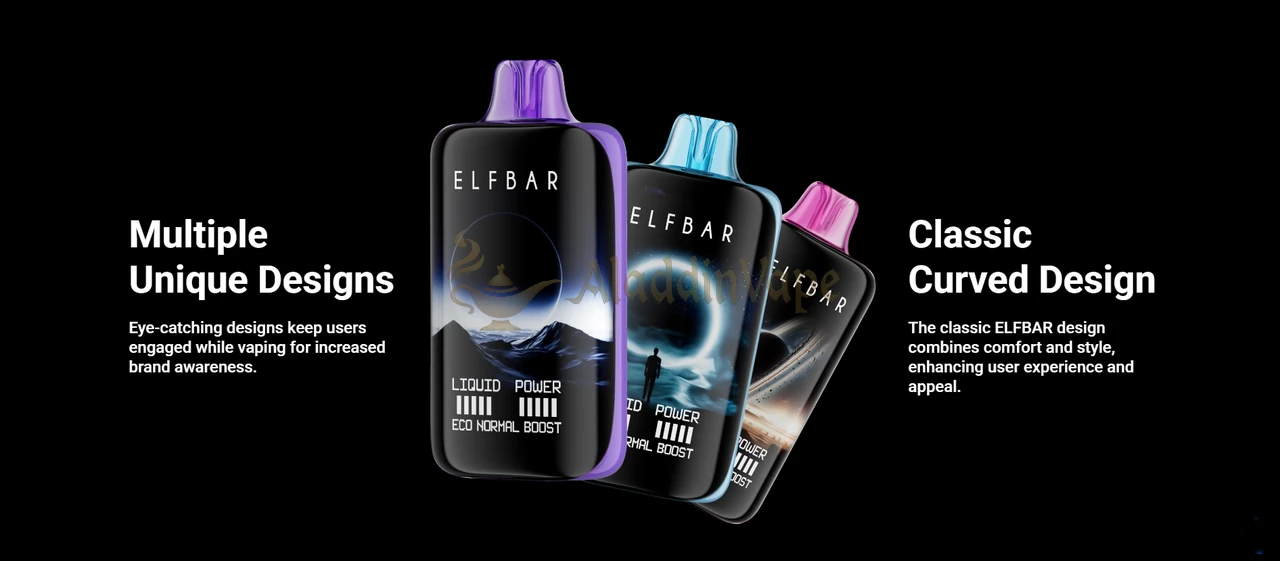 Elfbar Moonnight 40000 Potáhnutí Jednorázová Vape Detail 5