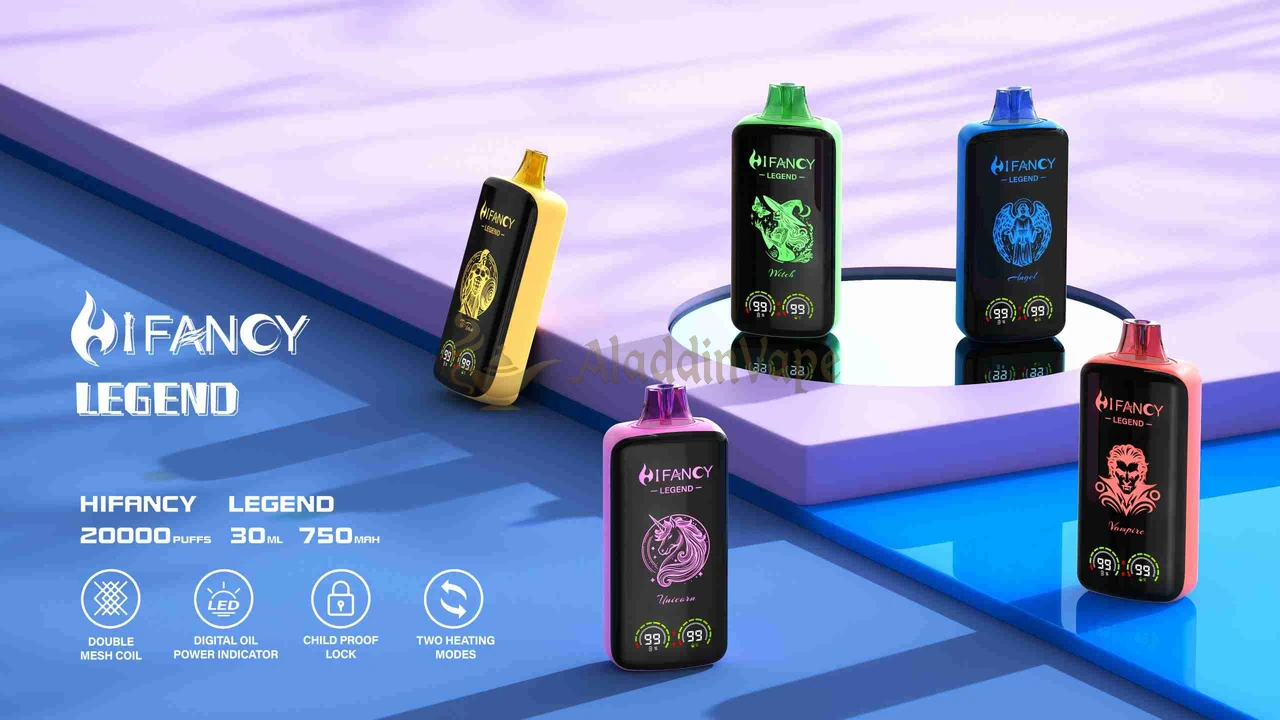 Hifancy Legend 20000 Puffs Vape プロモーションポスター 1