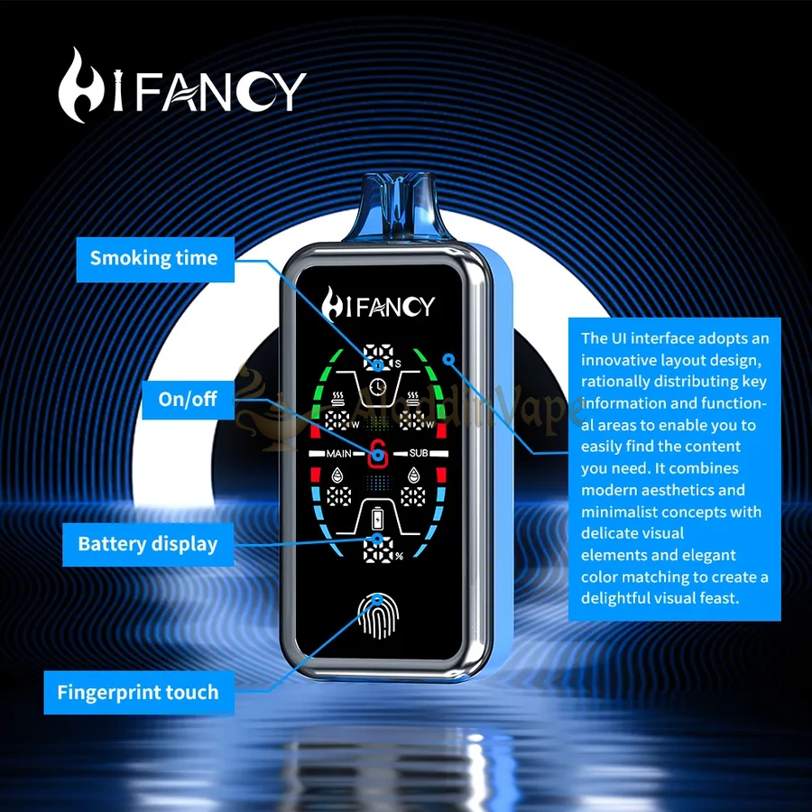 Hifancy Storm 40000 Puffs Vape Hlavní C