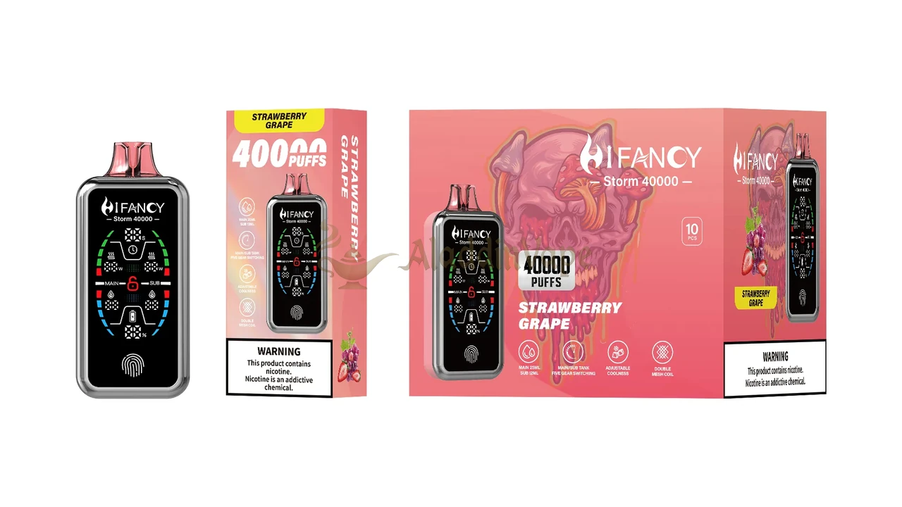 Hifancy Storm 40000 šluků Vape Všechna balení
