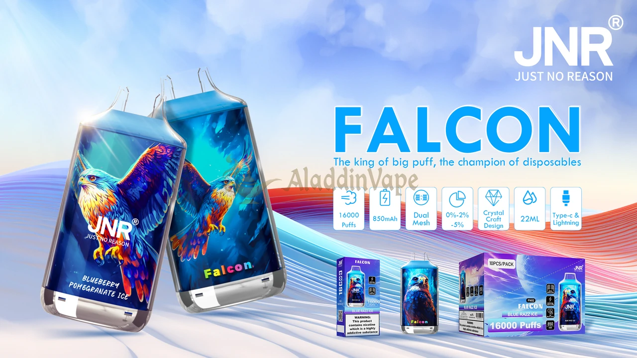 hem banner jnr falcon 16000 puffar engångsvape