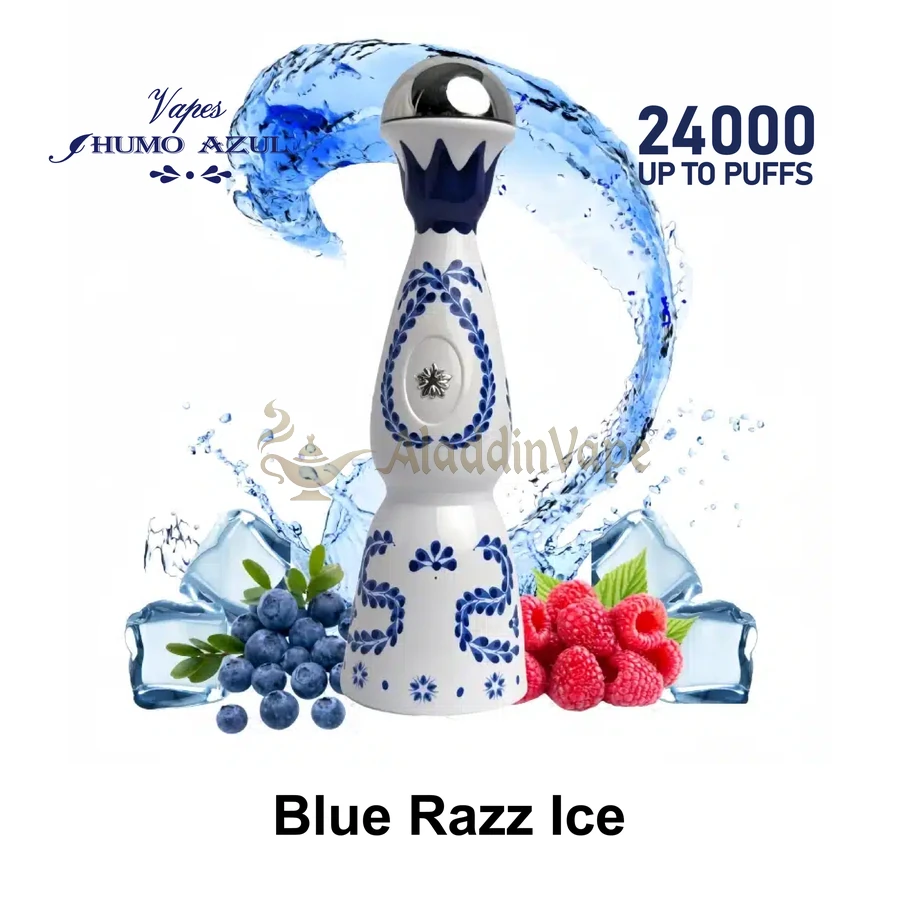 Humo Azul 24000 Puffs Vape Blue Razz Ice