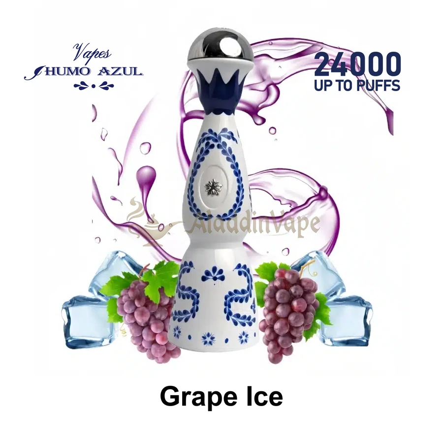Humo Azul 24000 Puffs Vape Grape Ice