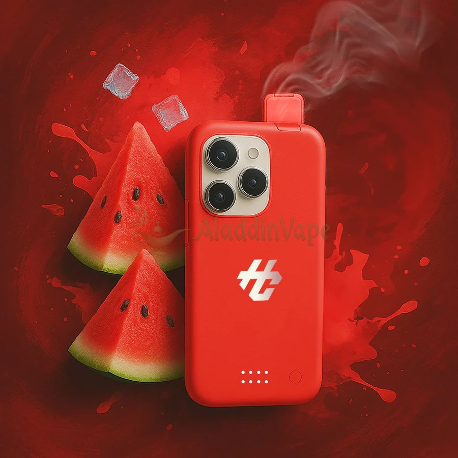 Humo Case 30000 Puffs Iphone Case Vape Watermelon Ice