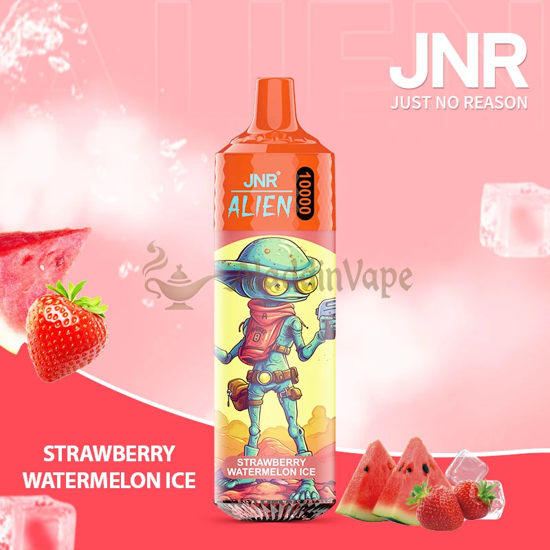 Jnr Alien 10000 Puffs Disposable Vape 20 Strawberry Watermelon Ice