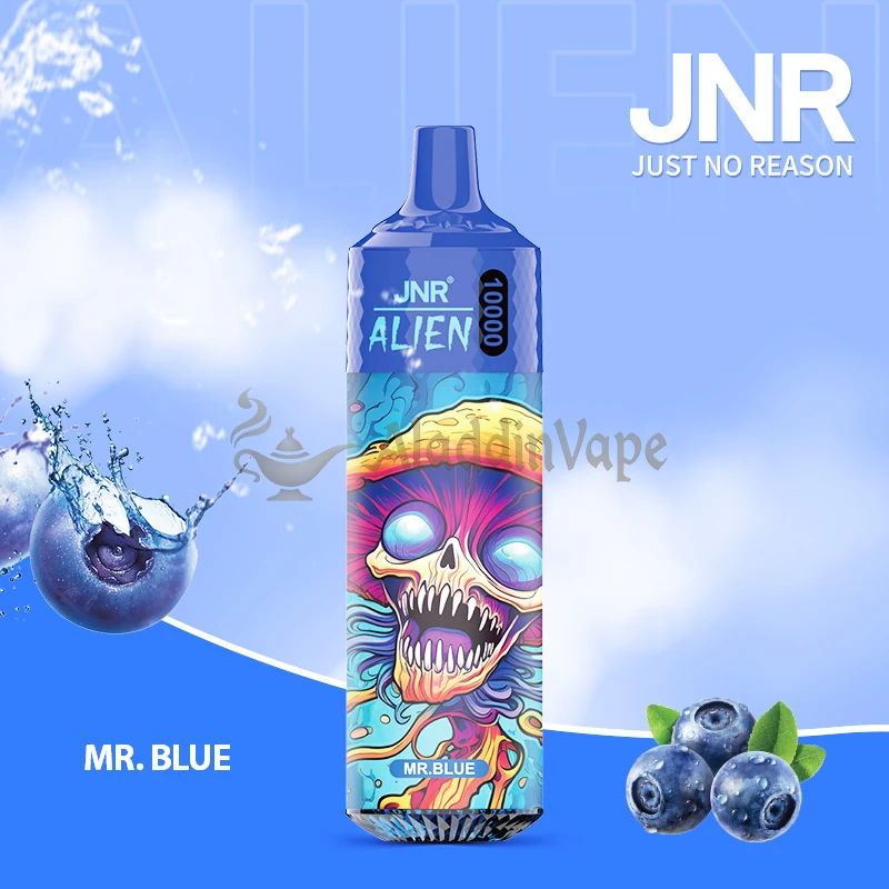 Jnr Alien 10000 Puffs Disposable Vape 2mr Blue