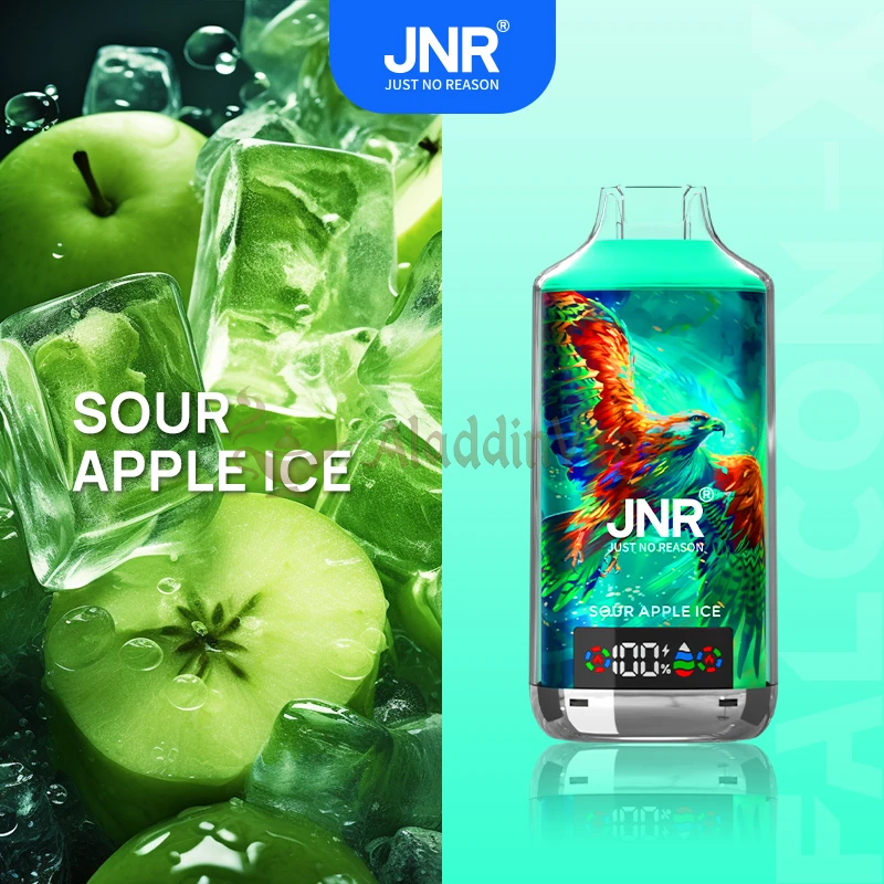 Jnr Falcon X 18000 Puffs Disposable Vape 12 Sour Apple Ice