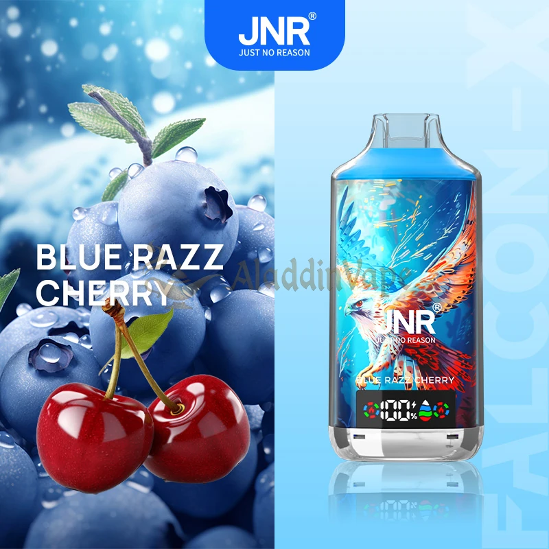 Jnr Falcon X 18000 Puffs Disposable Vape 23 Blue Razz Cherry