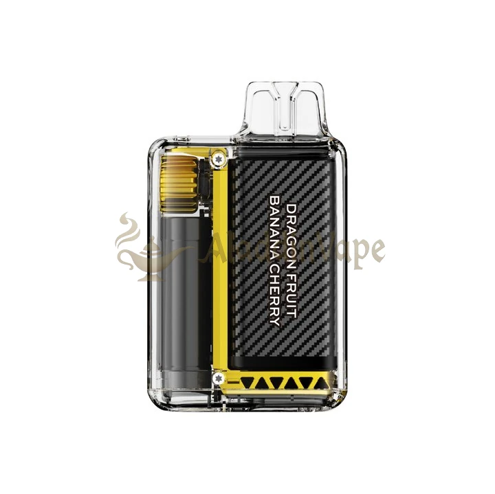 Vozol Vista 20000 Puff Einweg Vape Rückseite Drachenfrucht Banane Kirsche