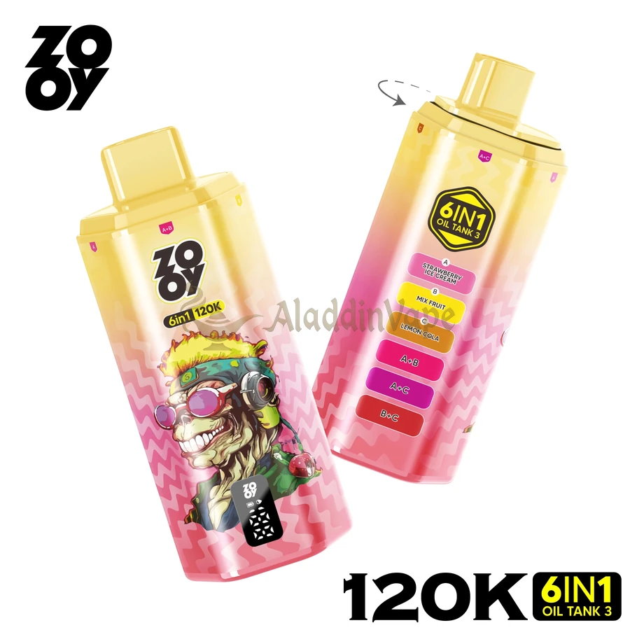 Zooy 120000 Potáhnutí Jednorázová Vape Produkt 1