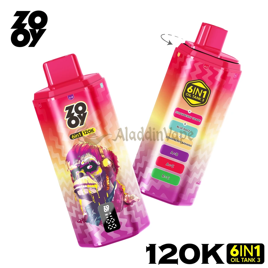 Zooy 120000 Potáhnutí Jednorázová Vape Produkt 2