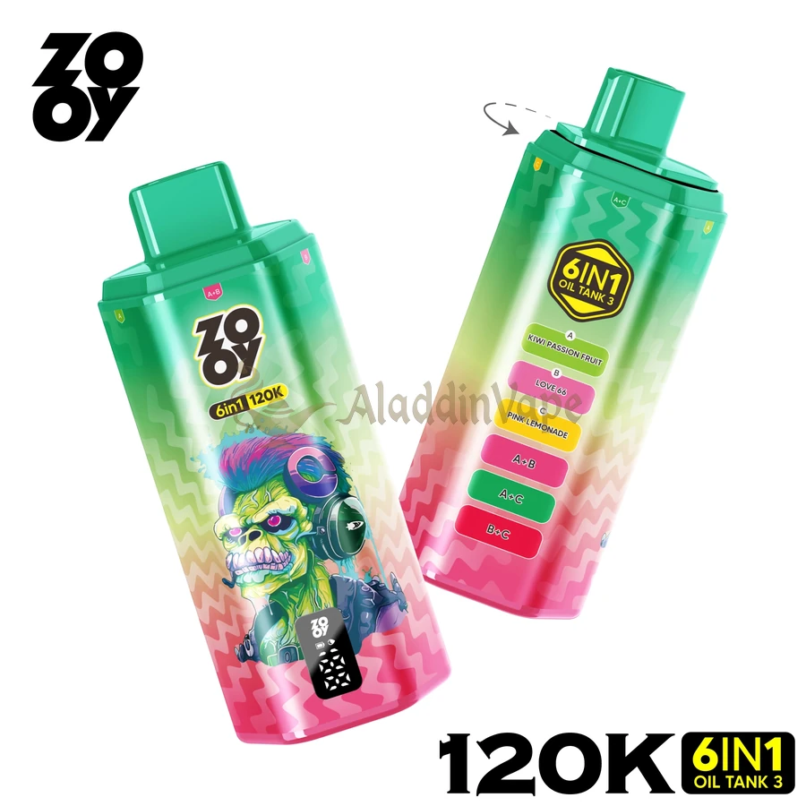 Zooy 120000 Potáhnutí Jednorázová Vape Produkt 3