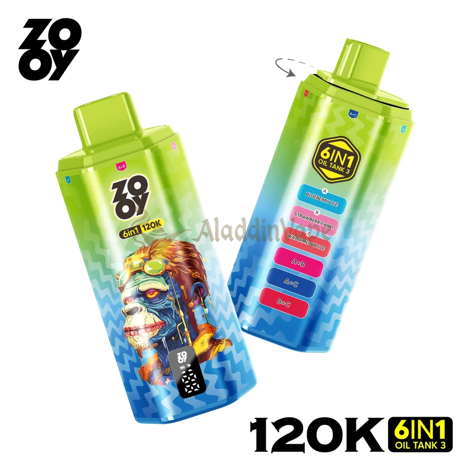 Zooy 120000 Potáhnutí Jednorázová Vape Produkt 4