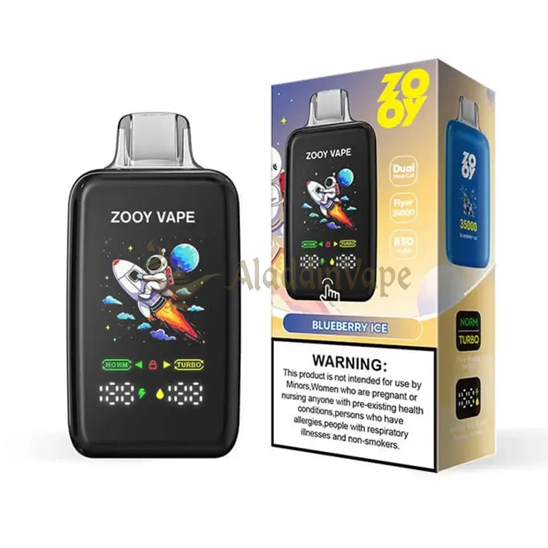 Zooy Flyer 35000 Puffs Wegwerp Vape Blueberry Ice